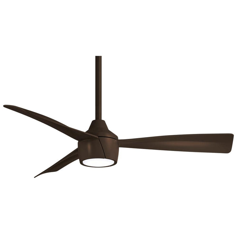 Minka Aire Skinnie F625L-ORB 44-Inch LED Indoor/Outdoor Ceiling Fan in Oil Rubbed Bronze with Remote