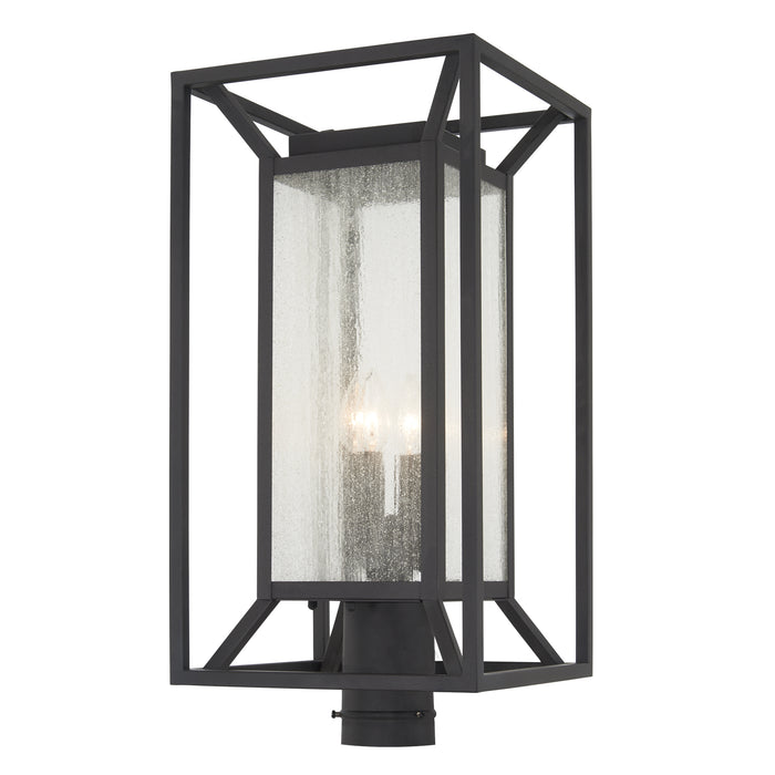 Minka Lavery Great Outdoors Harbor View 4 Light Outdoor Post Mount-Sand Coal