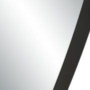 Mirvex Matte Black Mirror | Modern Convex Iron Frame Bathroom Vanity Mirror Mounted Vertical or Horizontal (24 in. W x 36 in. H x 2 in. D)