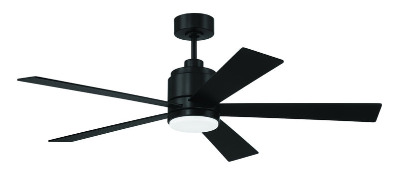Craftmade MCY52FB5 McCoy 52 5 Blade LED Ceiling Fan -Flat Black