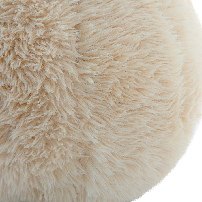 Uttermost Abide Ball Sheepskin Pillows, Set/2