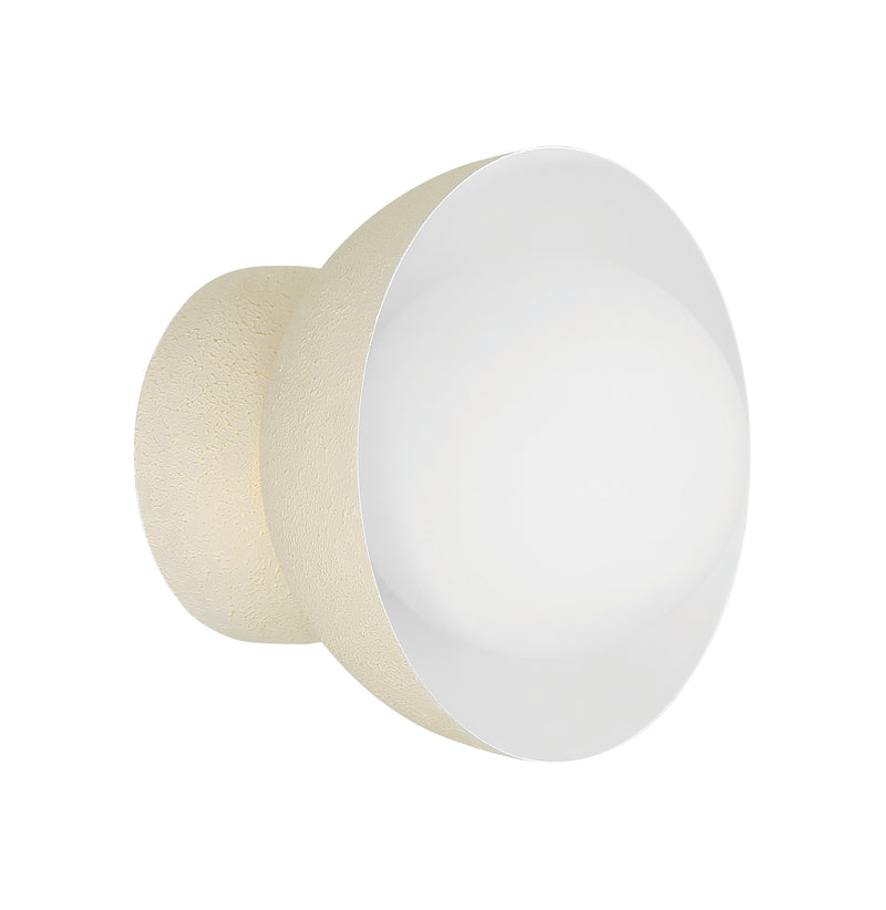 Craftmade 59161-CW Ventura Dome 1 Light Wall Light Sconce -Cottage White