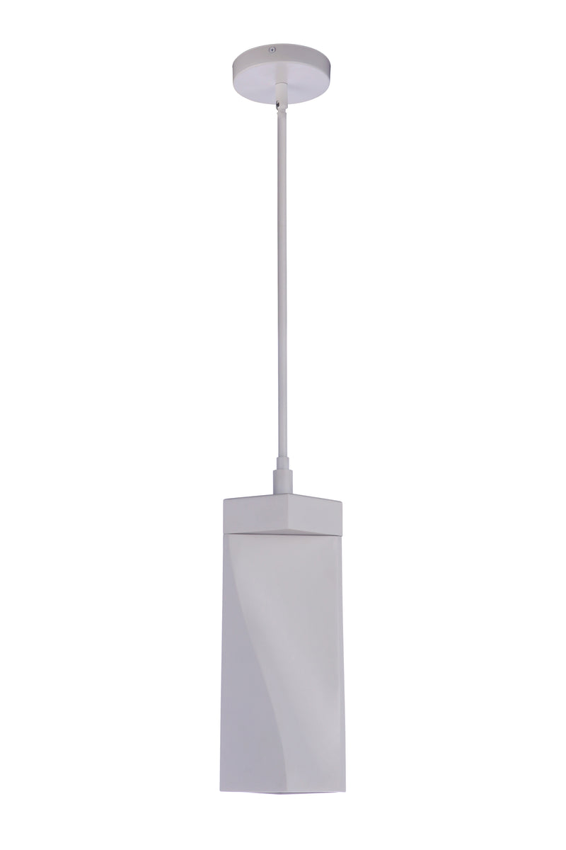 Craftmade P990W-LED Drama LED Mini Pendant -White