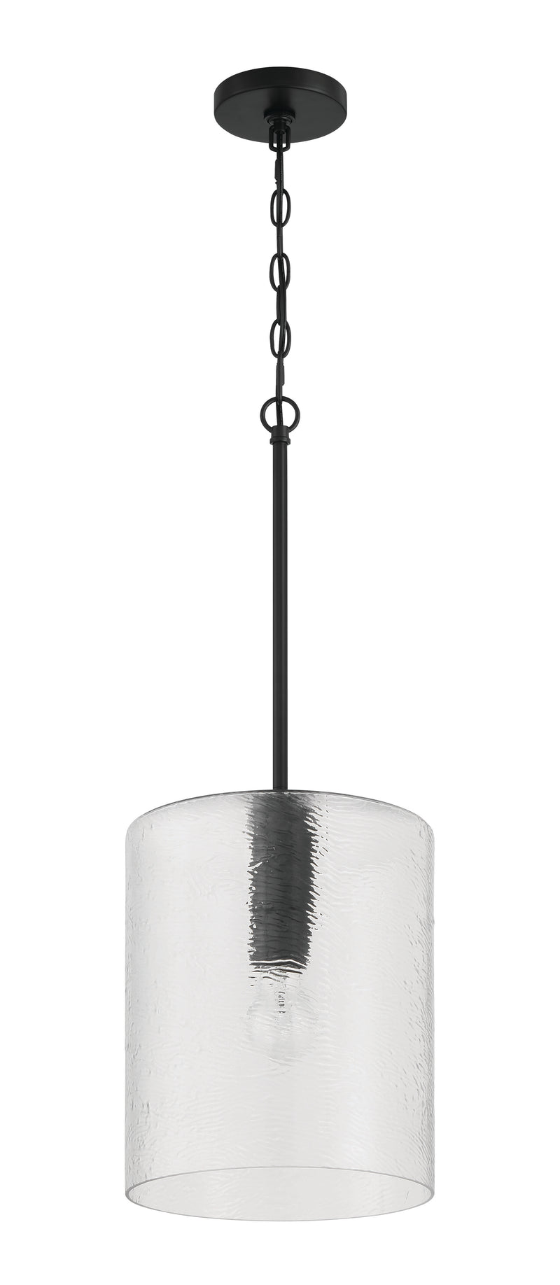 Craftmade 60292-FB Lyndsey 1 Light Pendant -Flat Black
