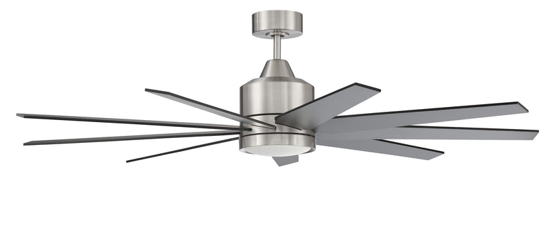 Craftmade CHP60BNK9 Champion LED Ceiling Fan -Brushed Polished Nickel