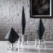Uttermost Alize Black Sculptures,, S/3 - ALCOVE LIGHTING
