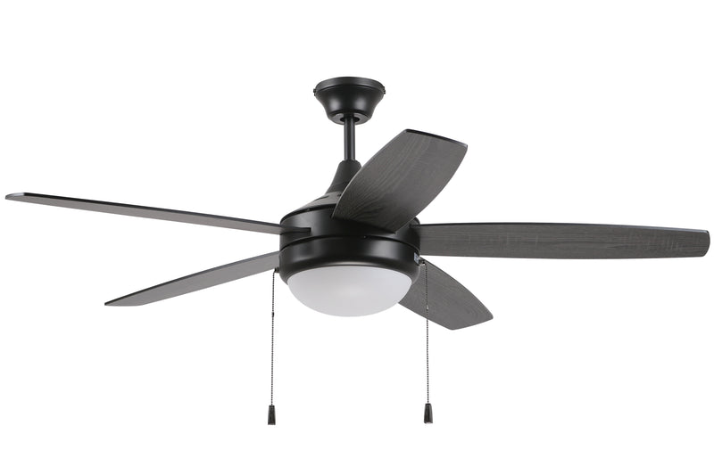 Craftmade EPHA52FB5 Phaze Energy Star 5 LED Ceiling Fan -Flat Black - ALCOVE LIGHTING