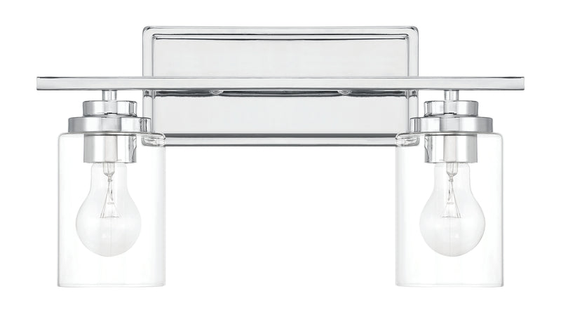 Craftmade 20417CH2 Clark 2 Light Vanity -Chrome