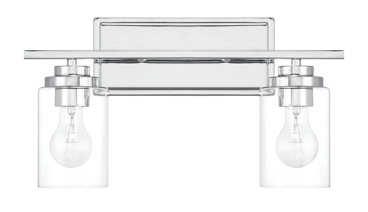 Craftmade 20417CH2 Clark 2 Light Vanity -Chrome