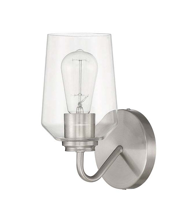 Craftmade 56101-BNK Shayna 1 Light Wall Light Sconce -Brushed Polished Nickel