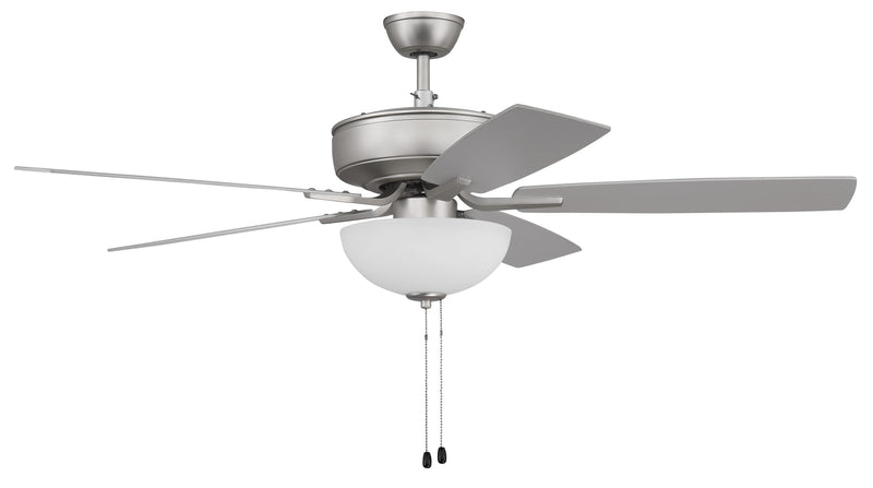 Craftmade P211BN5-52BNGW Pro Plus 211 LED Ceiling Fan -Brushed Nickel