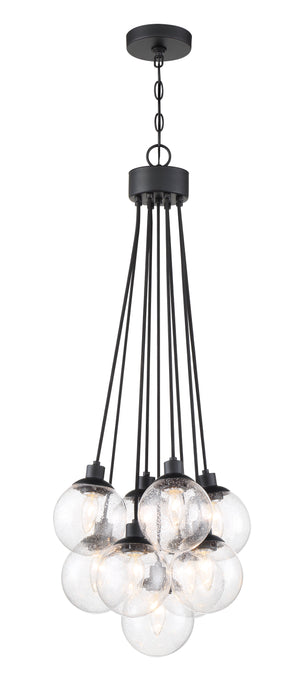 Craftmade 53399-FB Que 9 Light Pendant -Flat Black