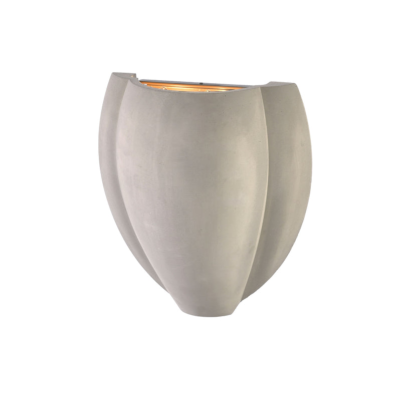 George Kovacs P1885 Sima 2 Light Wall Sconce -Natural Cement
