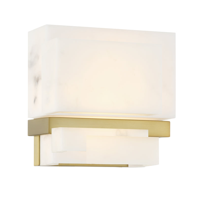 Minka Lavery Arzon LED Wall Sconce-Soft Brass - ALCOVE LIGHTING
