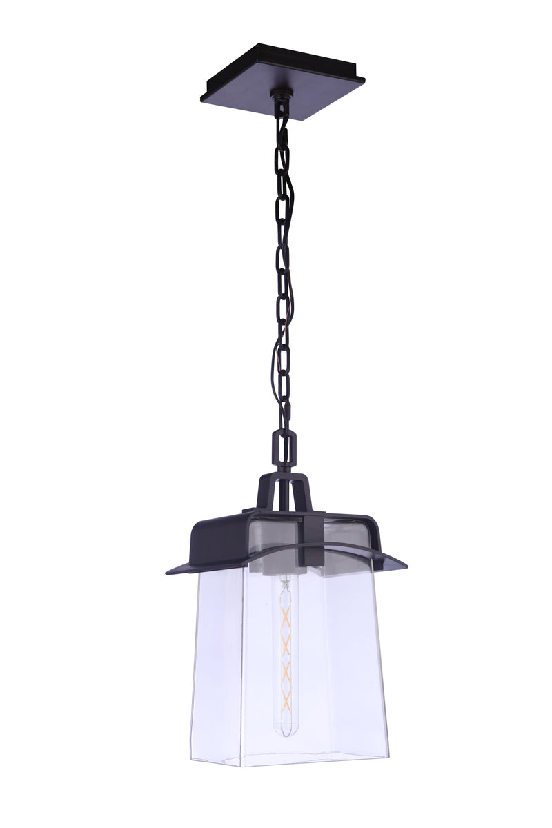 Craftmade ZA6011-ABZ Smithy 1 Light Outdoor Pendant -Age Bronze Brushed