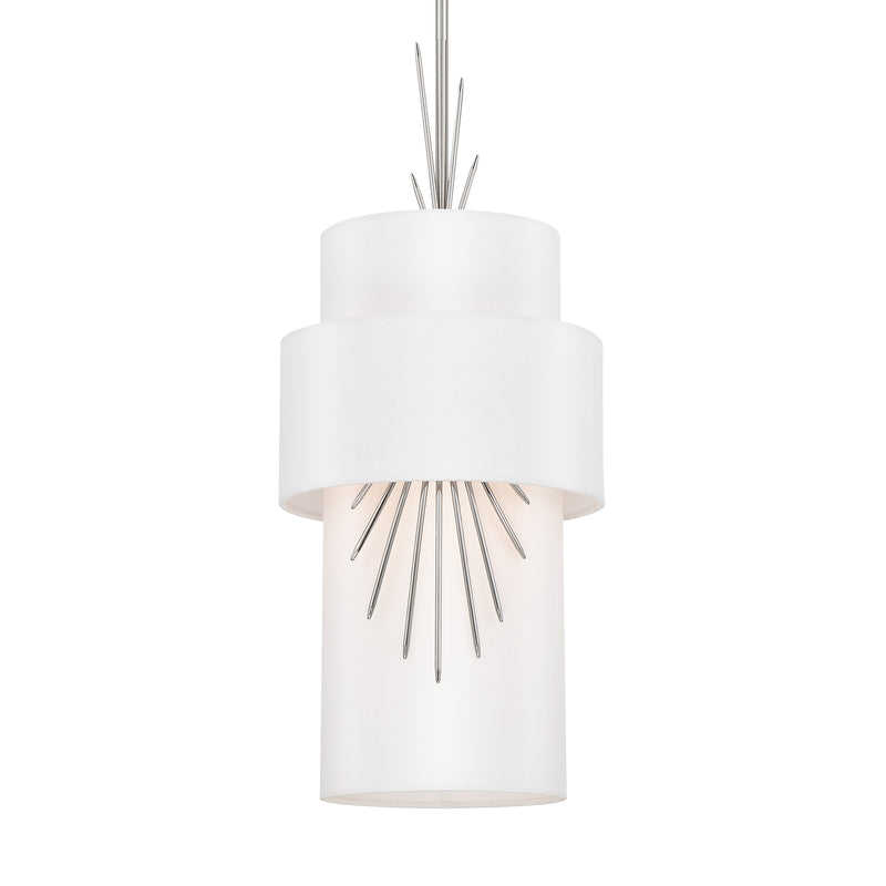 George Kovacs P5392-613 Gramercy 1 Light Mini Pendant Light -Polished Nickel