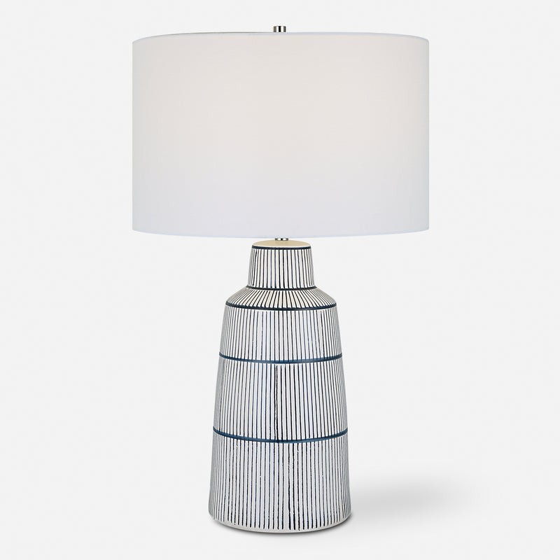 Uttermost Breton Nautical Stripe Table Lamp