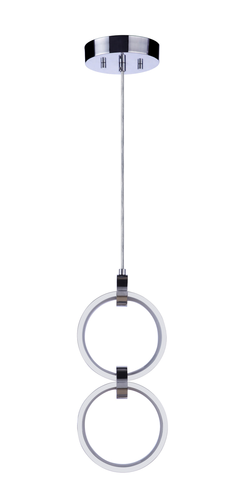 Craftmade 59392-CH-LED Context 2 Light LED Pendant -Chrome