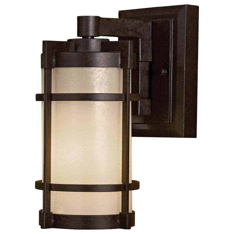 Minka Lavery Great Outdoors Andrita Court 1 Light Outdoor Wall Mount-Textured French Bronze - ALCOVE LIGHTING