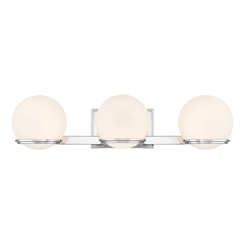Minka Lavery Hollywood Nights LED 3 Light Bathroom Vanity Light-Chrome