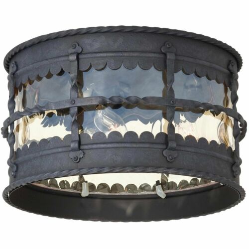 Minka Lavery Great Outdoor 8889-A39 Mallorca 3 Light Flush Mount