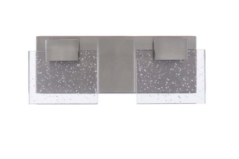 Craftmade 15913BNK-LED Alamere 2 Light LED Bathroom Vanity Light -Brushed Polished Nickel