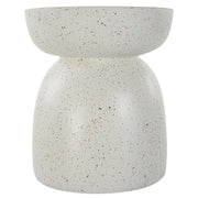 Uttermost Inhale Cast White Accent Table - ALCOVE LIGHTING