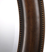 Avara Dark Bronze with Gold Undertones Mirror | Modern Oval Polystyrene Frame Bathroom Vanity Mirror Mounted Vertical or Horizontal (22 in. W x 29 in. H x 1 in. D)