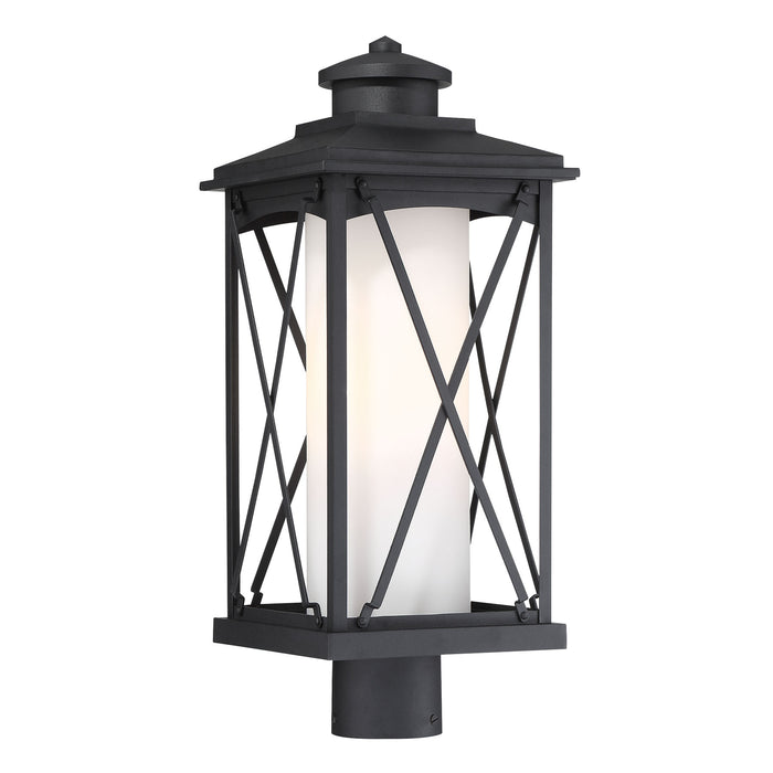 Minka Lavery Great Outdoors Lansdale 1 Light Outdoor Post Mount-Coal