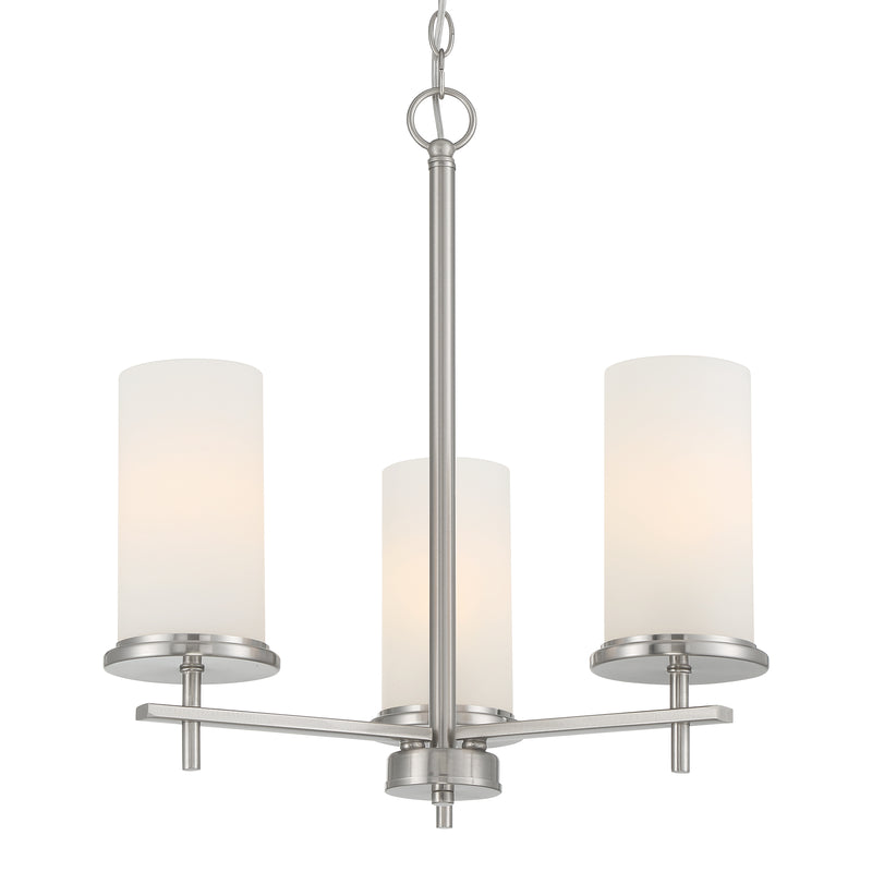 Minka Lavery Haisley 3 Light Chandelier-Brushed Nickel