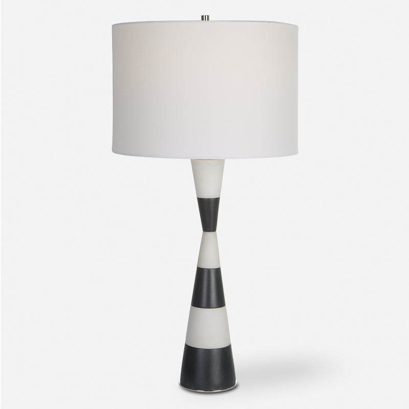 Uttermost Bandeau Banded Stone Table Lamp
