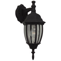 Craftmade Z264-TB Bent Glass 1 Light Small Outdoor Wall Lantern -Textured Black