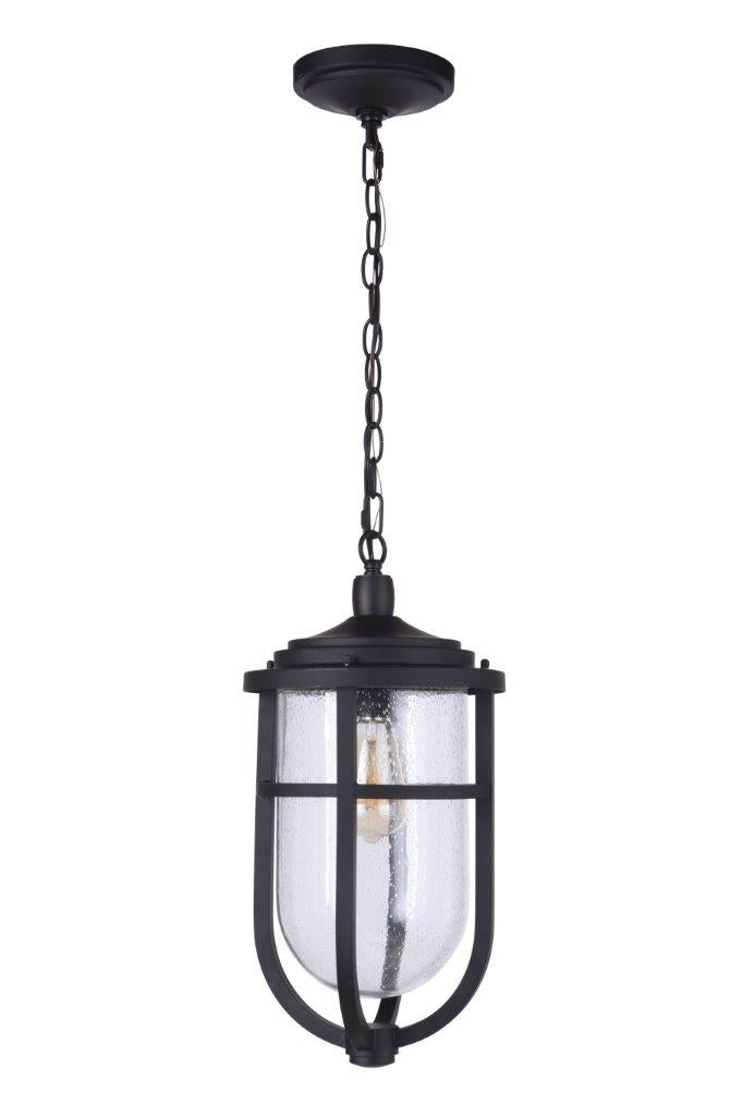 Craftmade ZA4721-MN Voyage 1 Light Outdoor Pendant -Midnight