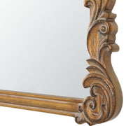 Glavora Antique Gold Mirror | Classic Ornate Rectangle Engineered Wood Frame Bathroom Vanity Mirror Mounted Vertical or Horizontal (24 in. W x 36 in. H x 1 in. D)