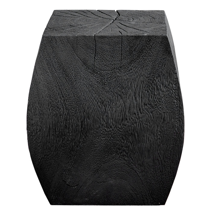 Uttermost Grove Black Wooden Accent Stool