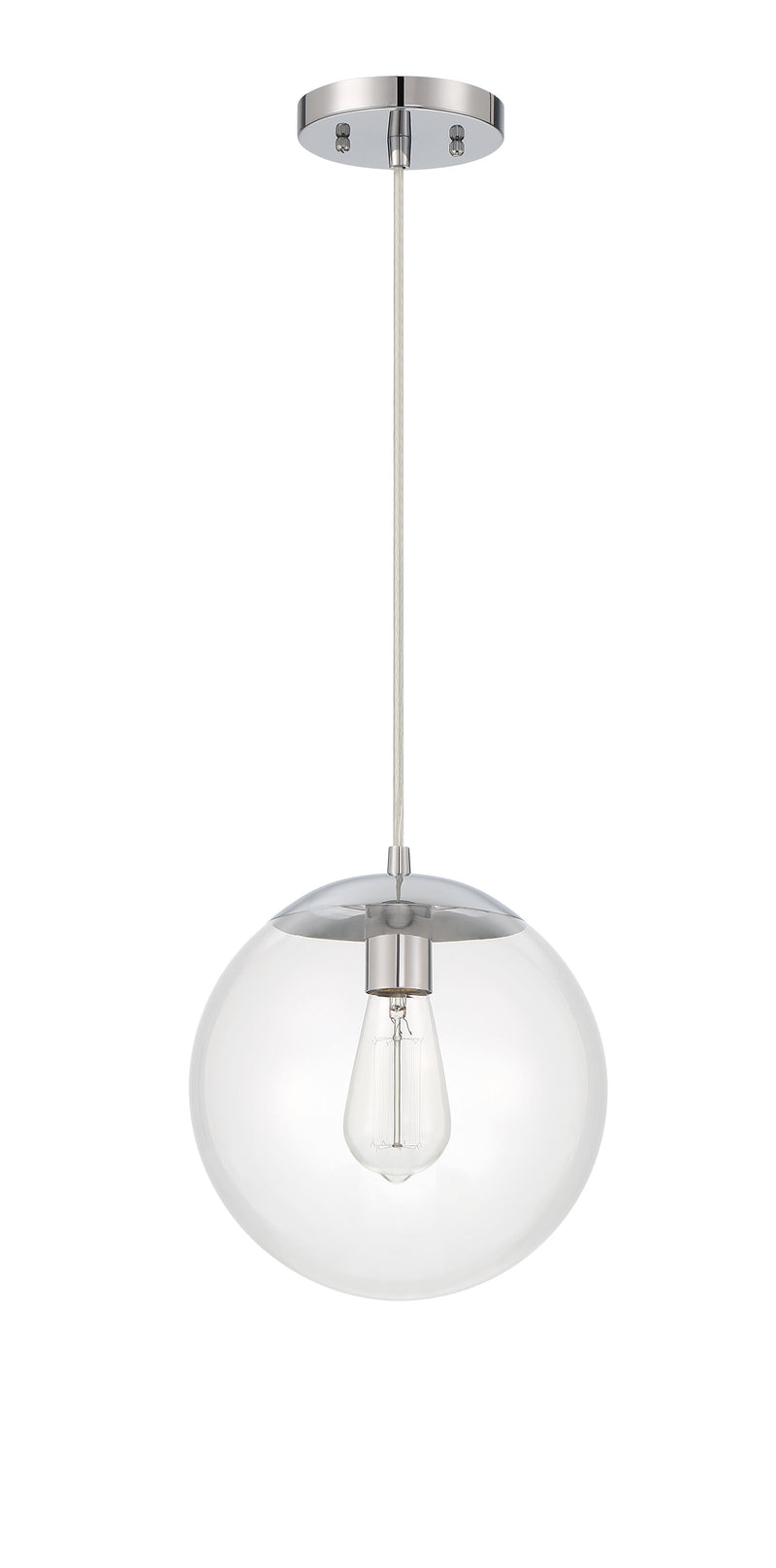 Craftmade 56891-CH Gaze 1 Light 10" Pendant -Chrome
