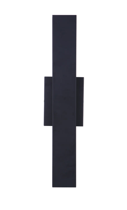 Craftmade ZA2610-MN-LED Rens 1 Light Medium Outdoor LED Wall Lantern -Midnight