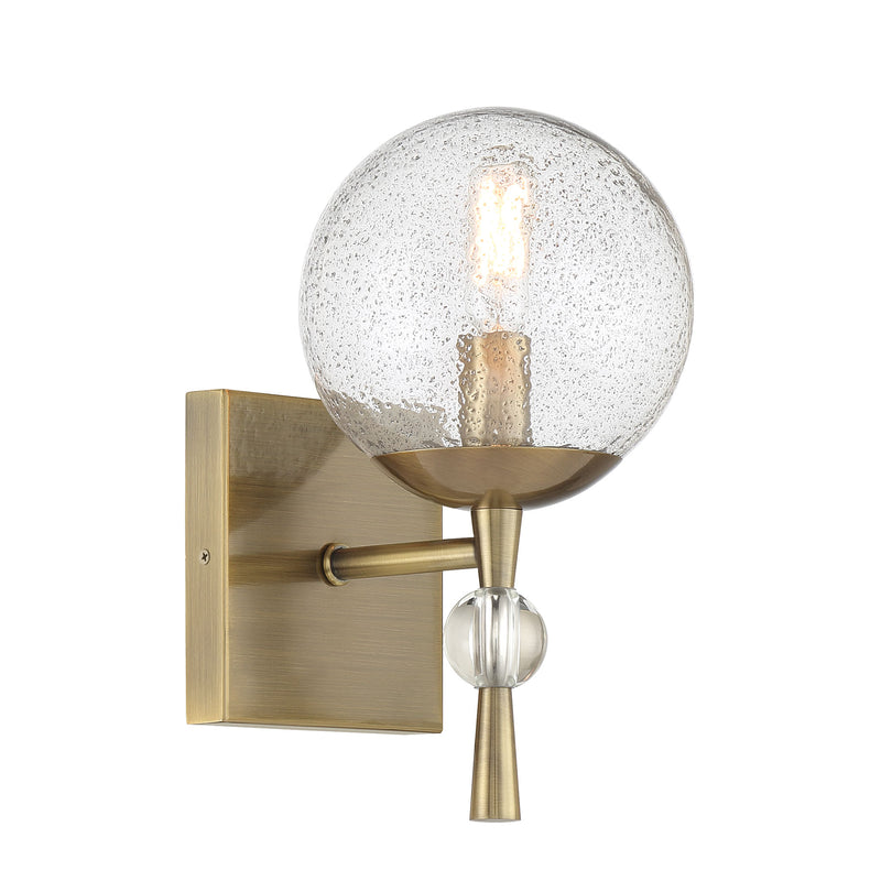 Minka Lavery Populuxe 1 Light Bathroom Vanity Light-Oxidized Aged Brass