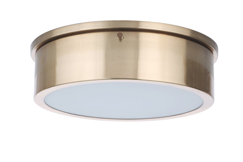 Craftmade X6711-SB-LED Fenn 1 Light 11" LED Flush Mount -Satin Brass