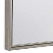 Vectra Warm Silver Mirror | Modern Rectangle Frame Bathroom Vanity Mirror Mounted Vertical or Horizontal (20 in. W x 30 in. H x 1 in. D)
