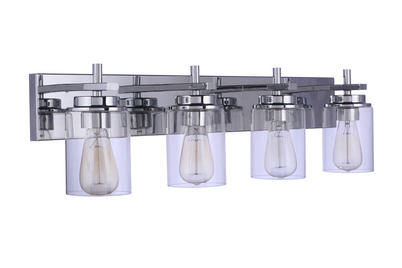 Craftmade 17432CH4 Reeves 4 Light Bathroom Vanity Light -Chrome