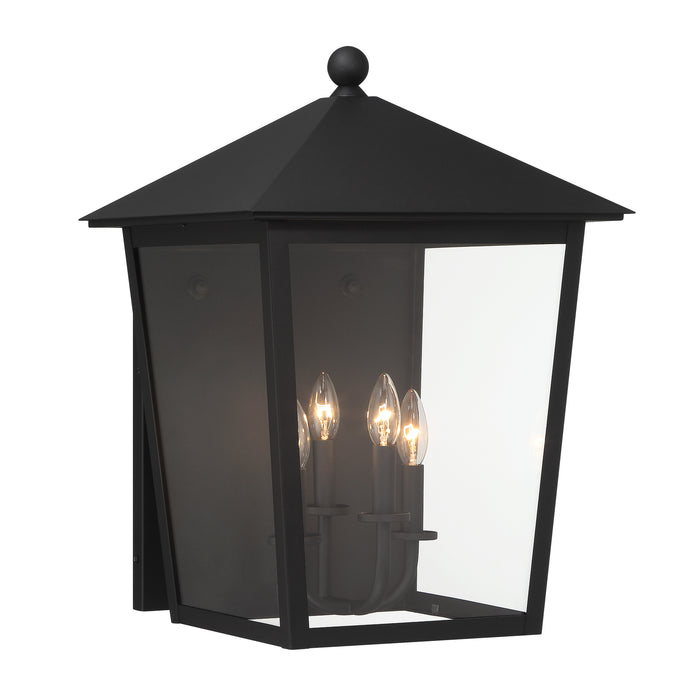 Minka Lavery Great Outdoors Noble Hill 3 Light Outdoor Wall Mount-Sand Coal