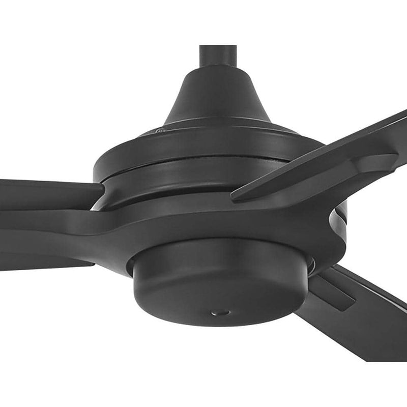 Minka Aire Rudolph Wet F728-CL 60-Inch Outdoor Ceiling Fan in Coal Black with Remote