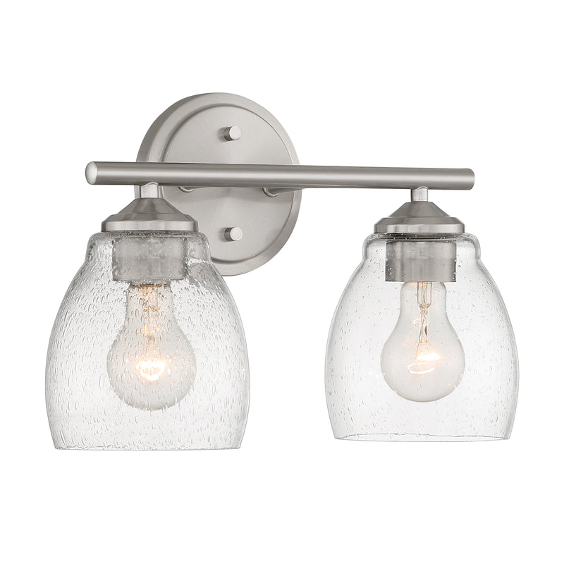 Minka Lavery Winsley 2 Light Bathroom Vanity Light-Brushed Nickel