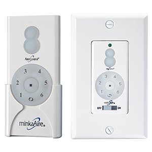 Minka Aire Xtreme F896-65-CL H2O 65 in. Indoor/Outdoor Coal Ceiling Fan with Remote Control and Additional Wall Control