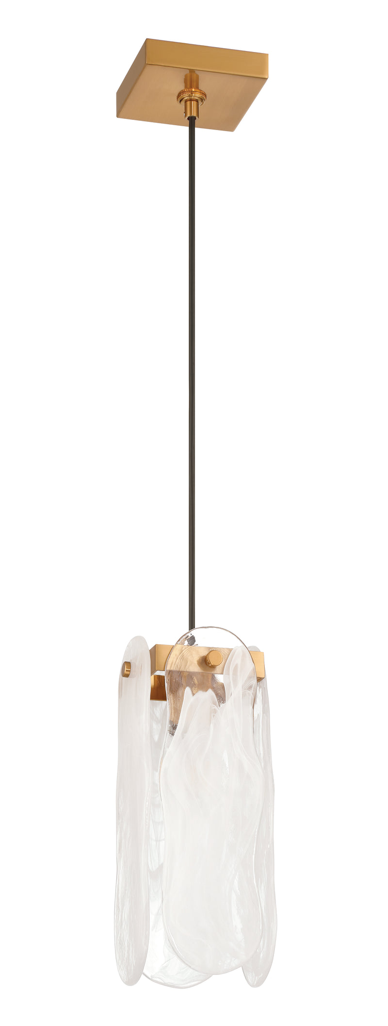 Craftmade 59991-SB Angela 1 Light Pendant -Satin Brass