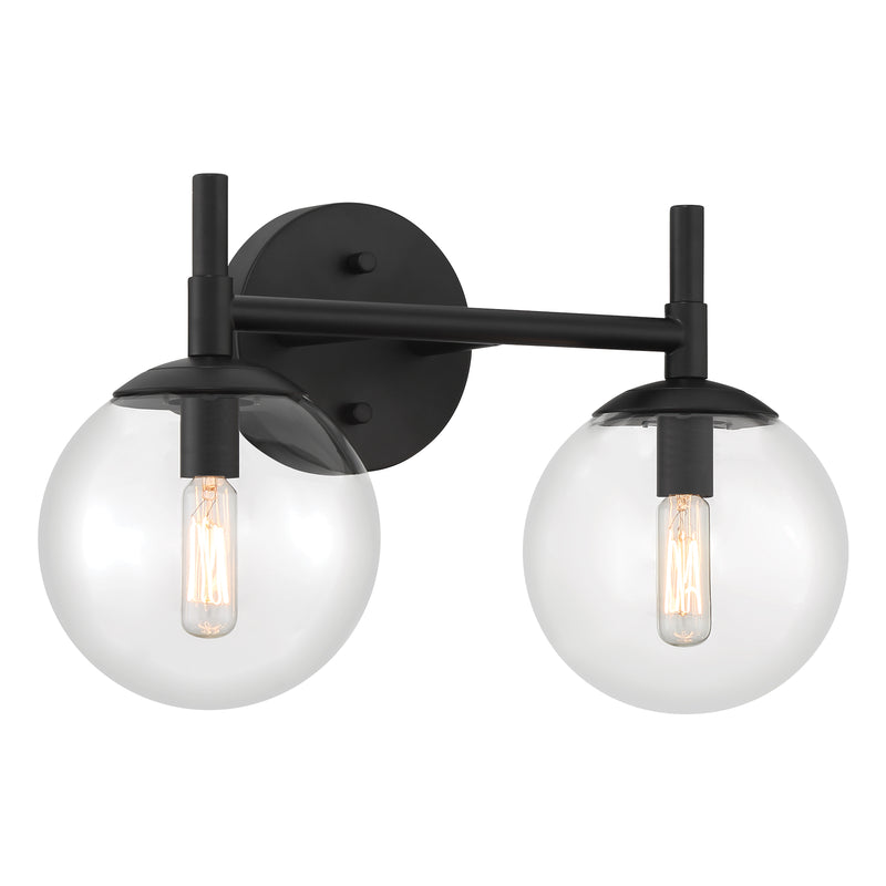 Minka Lavery Auresa 2 Light Bathroom Vanity Light-Coal
