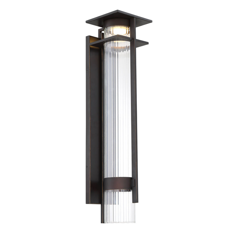 Minka Lavery Great Outdoors Kittner LED Outdoor Wall Mount-Oil Rubbed Bronze W/ Gold - ALCOVE LIGHTING