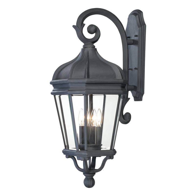 Minka Lavery Great Outdoors Harrison 4 Light Outdoor Wall Mount-Coal