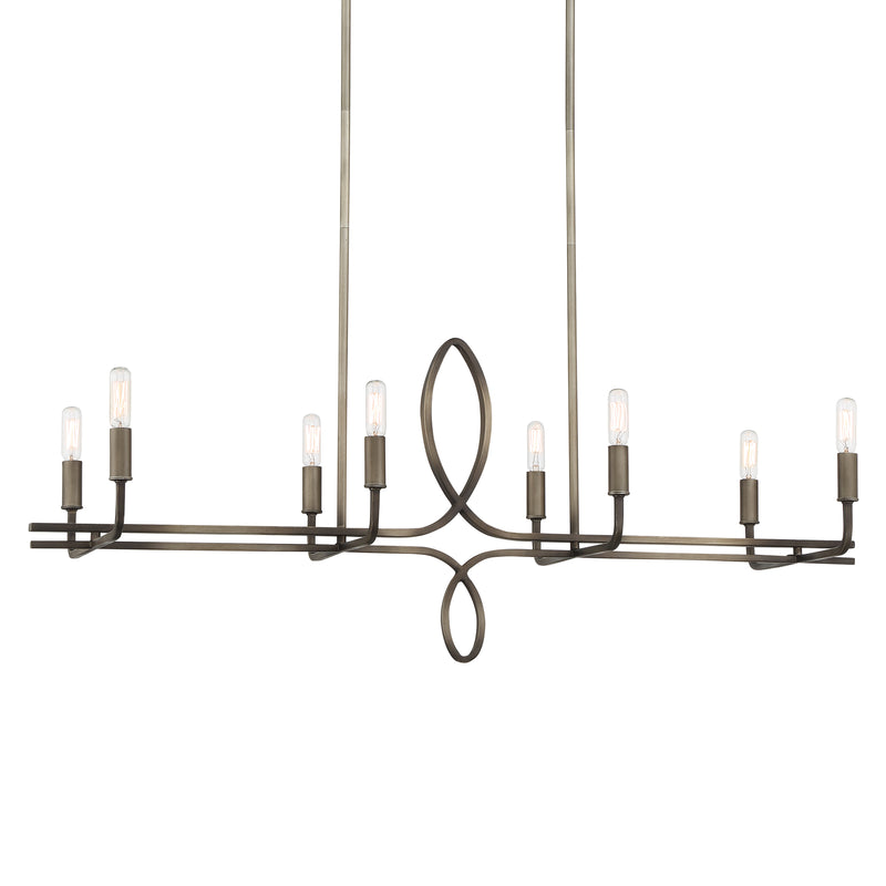 Minka Lavery Yorkville By Robin Baron 8 Light Island-Aged Darkwood